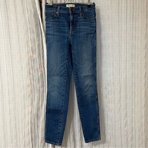 Madewell high rise skinny jeans